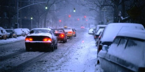 вождение автомобиля зимой